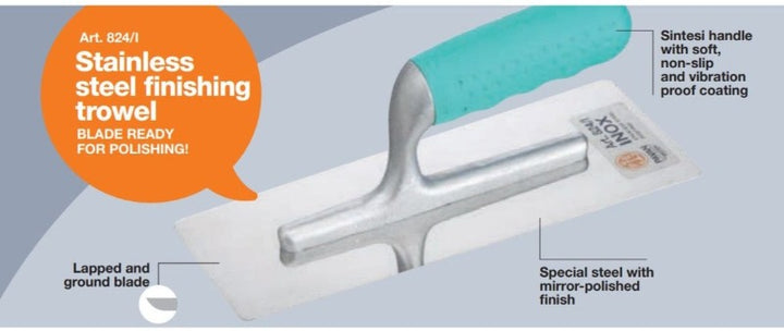 Lucidato trowel 240 x 100 mm - The Polished Plaster Company