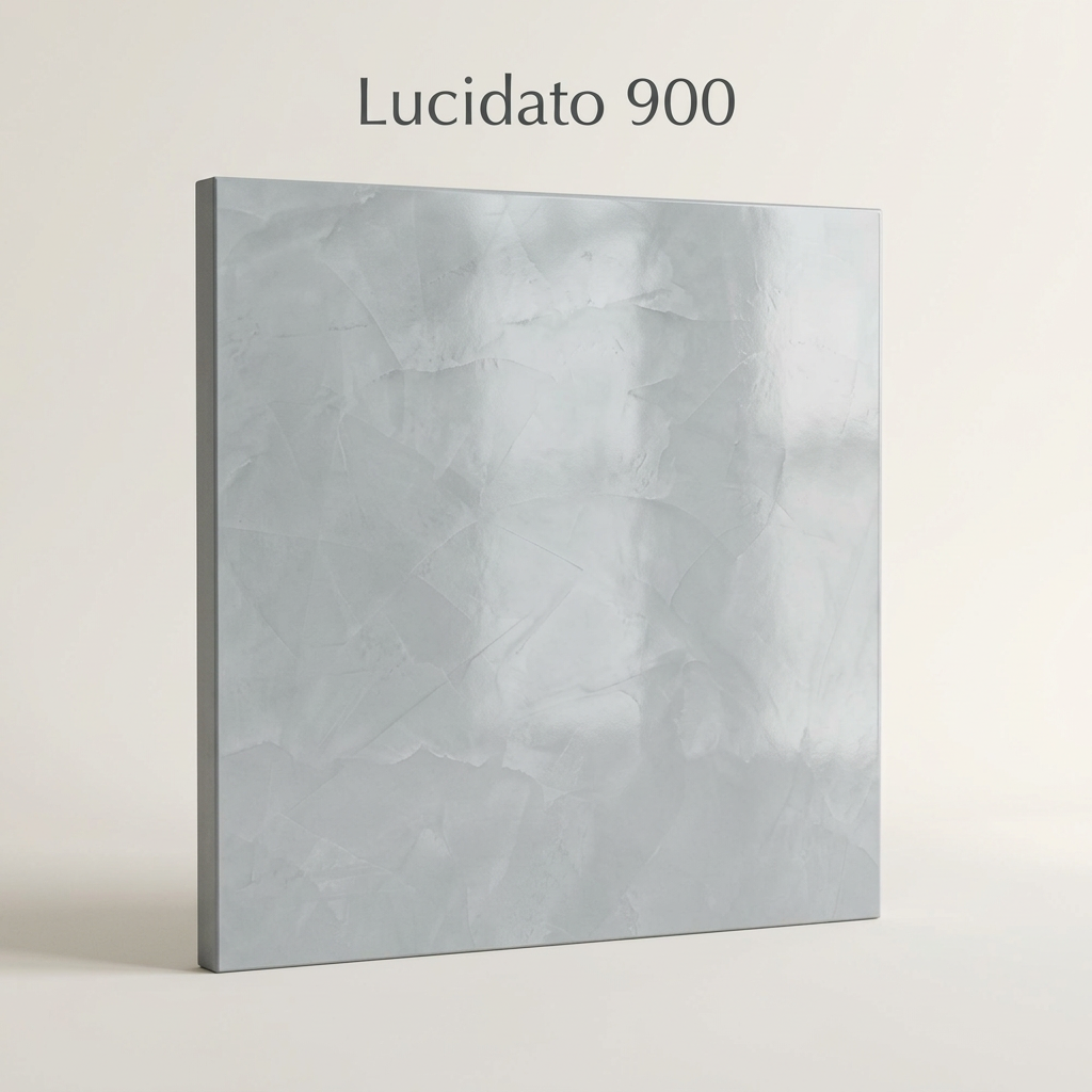 Lucidato 900 polished plaster sample board