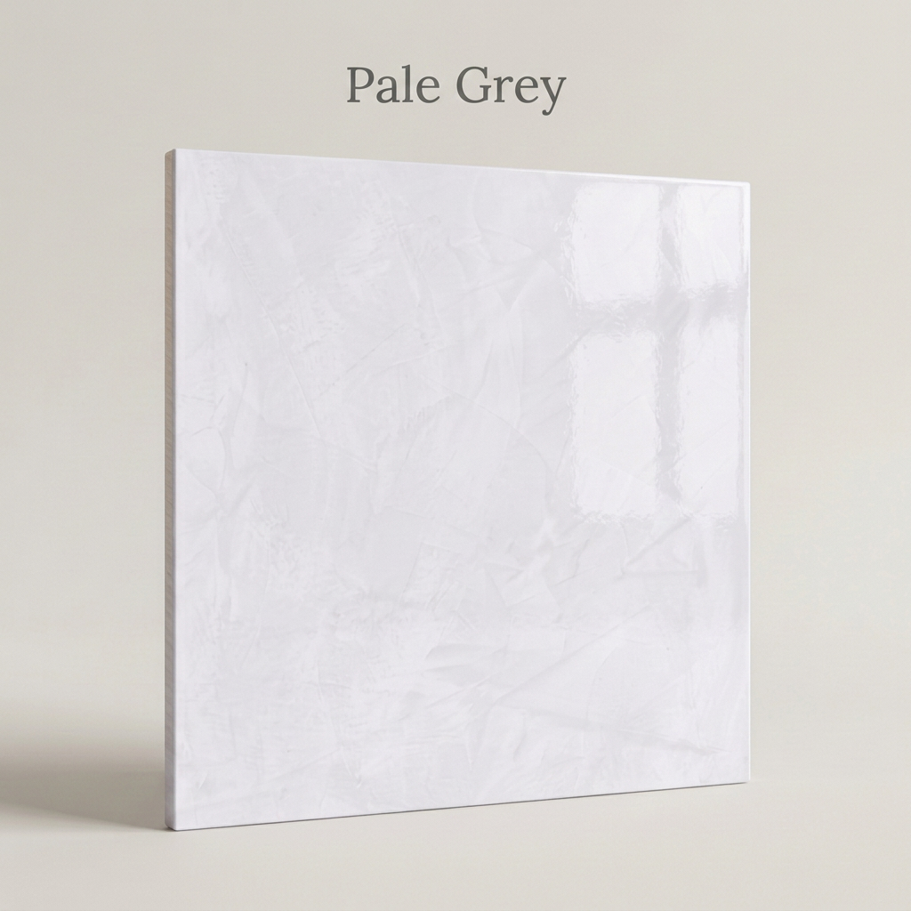 Pale Grey polished plaster sample board