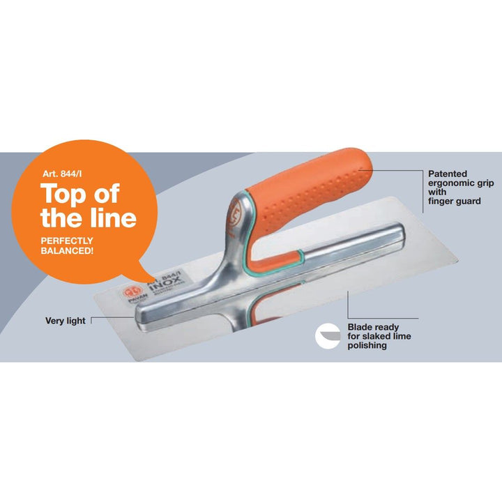 Medium Inox Trowel - The Polished Plaster Company